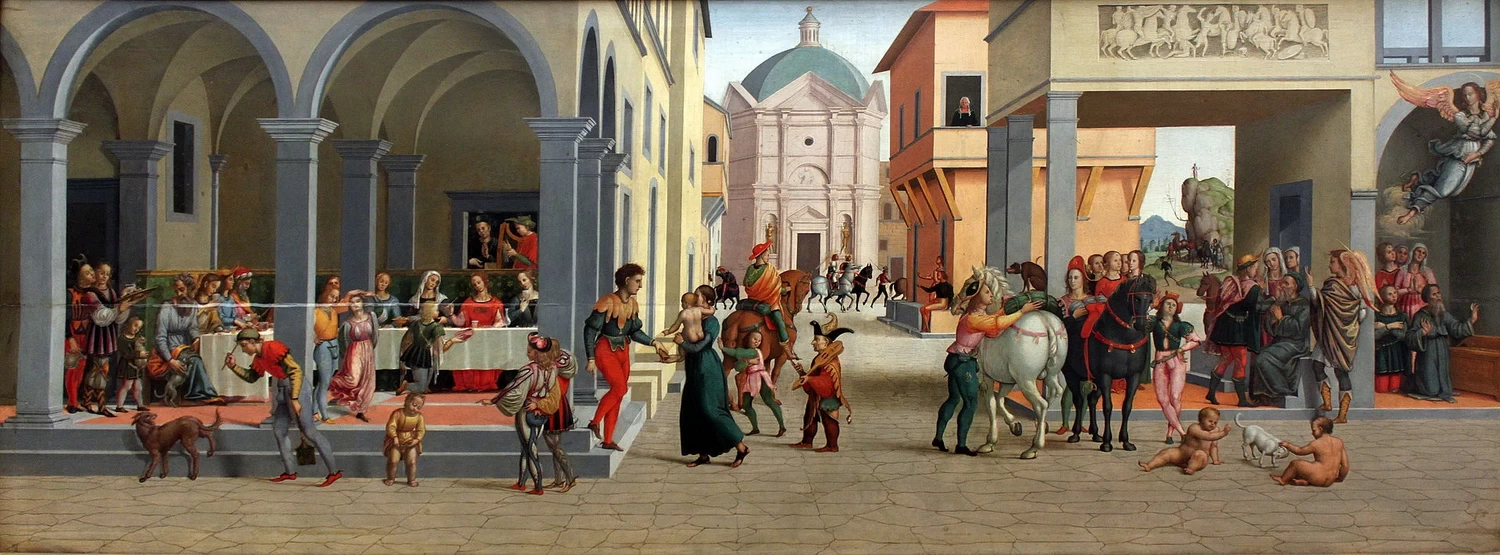 Scene dalle storie di Tobia - Staatliche Museen, Berlin